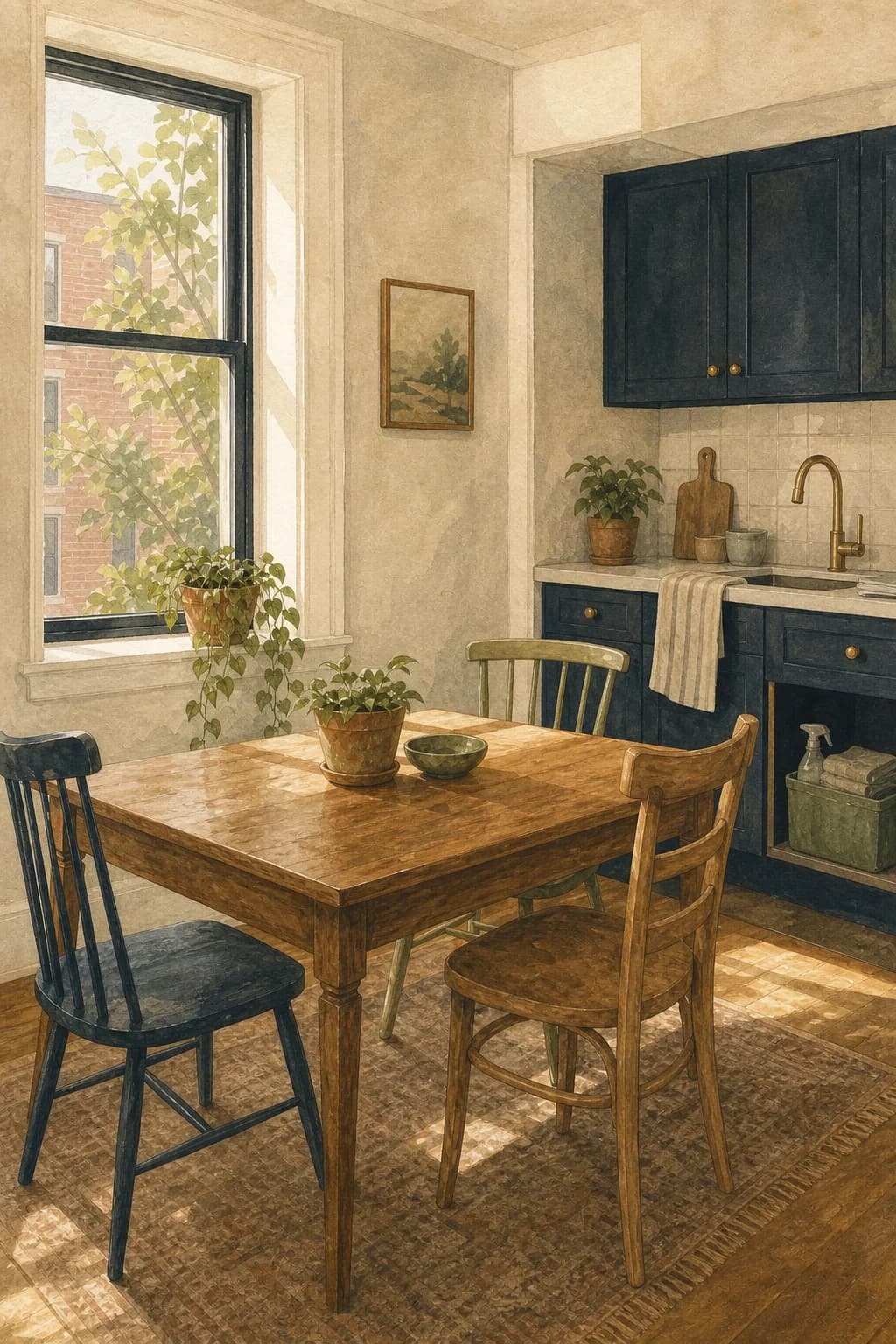 A painted attainable everyday apartment reset