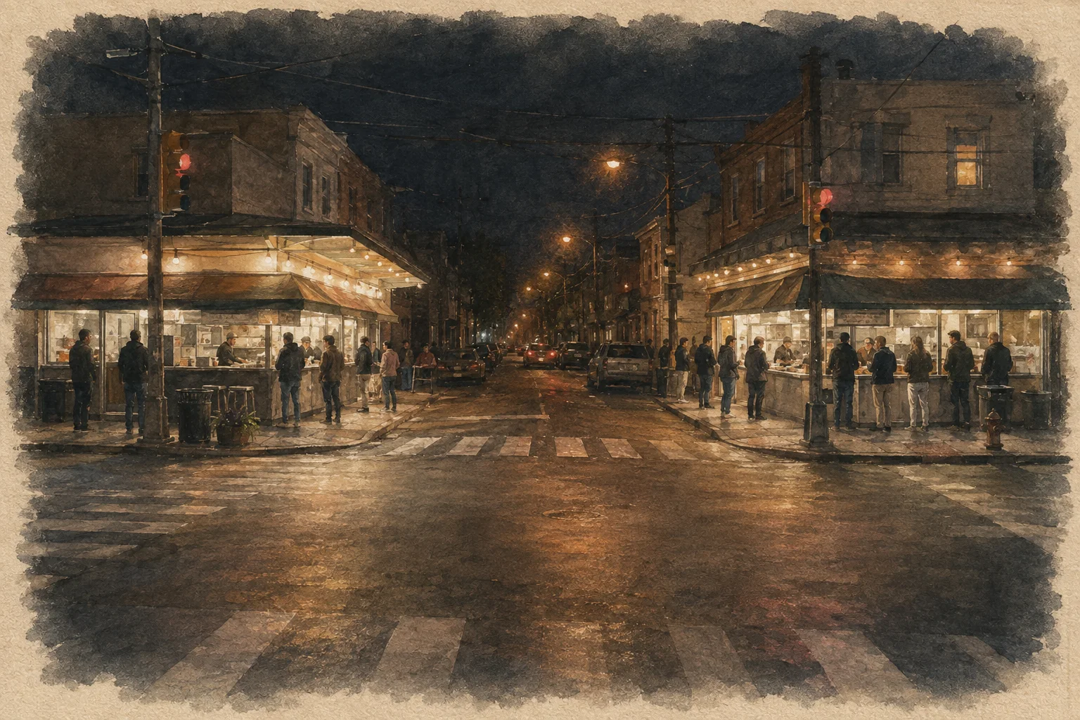 An illustration of East Passyunk, Philadelphia