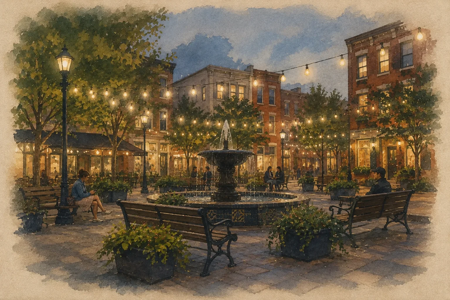 An illustration of East Passyunk, Philadelphia