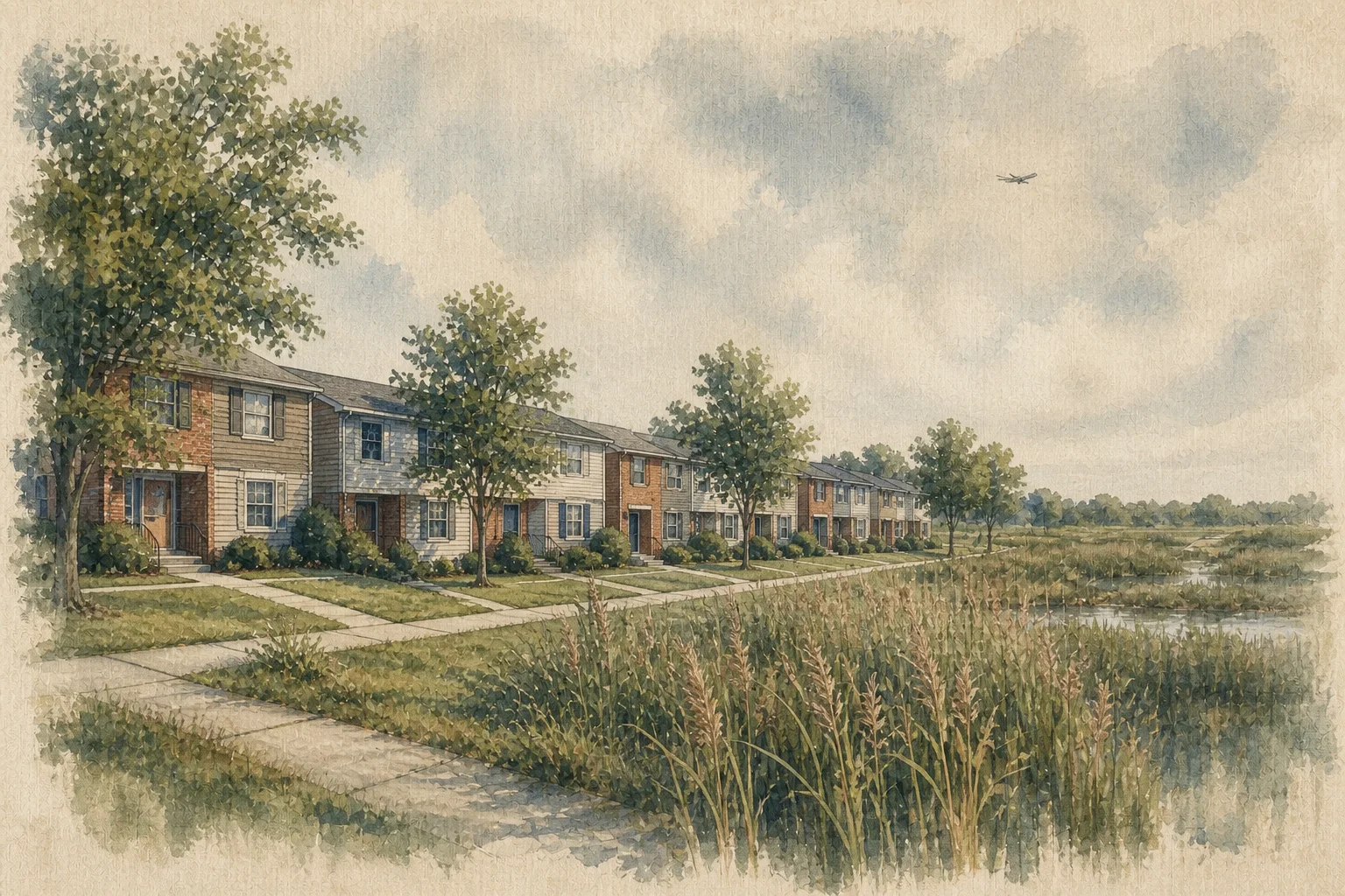 An illustration of Eastwick, Philadelphia