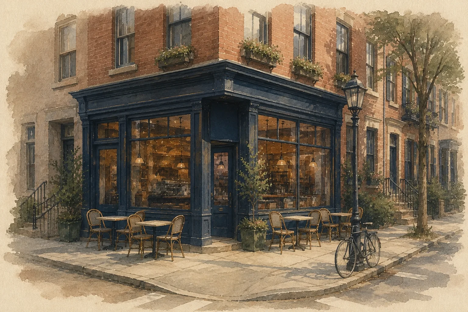 An illustration of Living in Philadelphia, Philadelphia