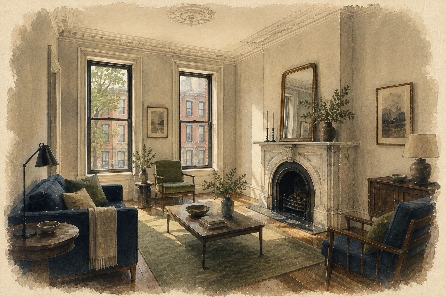 An illustration of Living in Philadelphia, Philadelphia