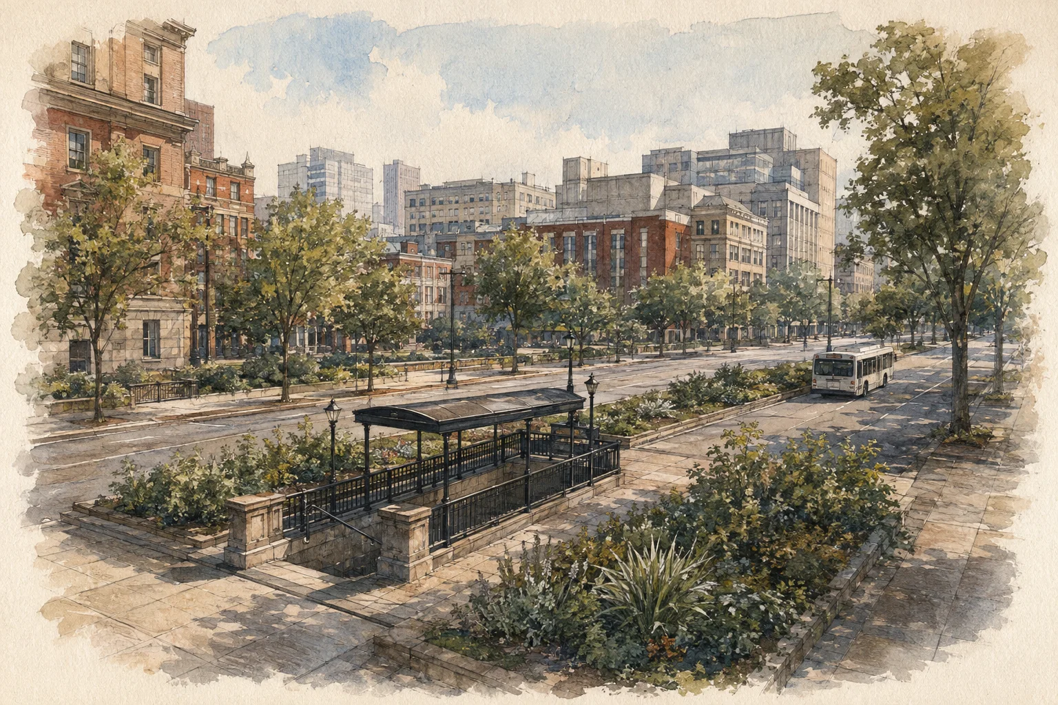 An illustration of North Philadelphia, Philadelphia