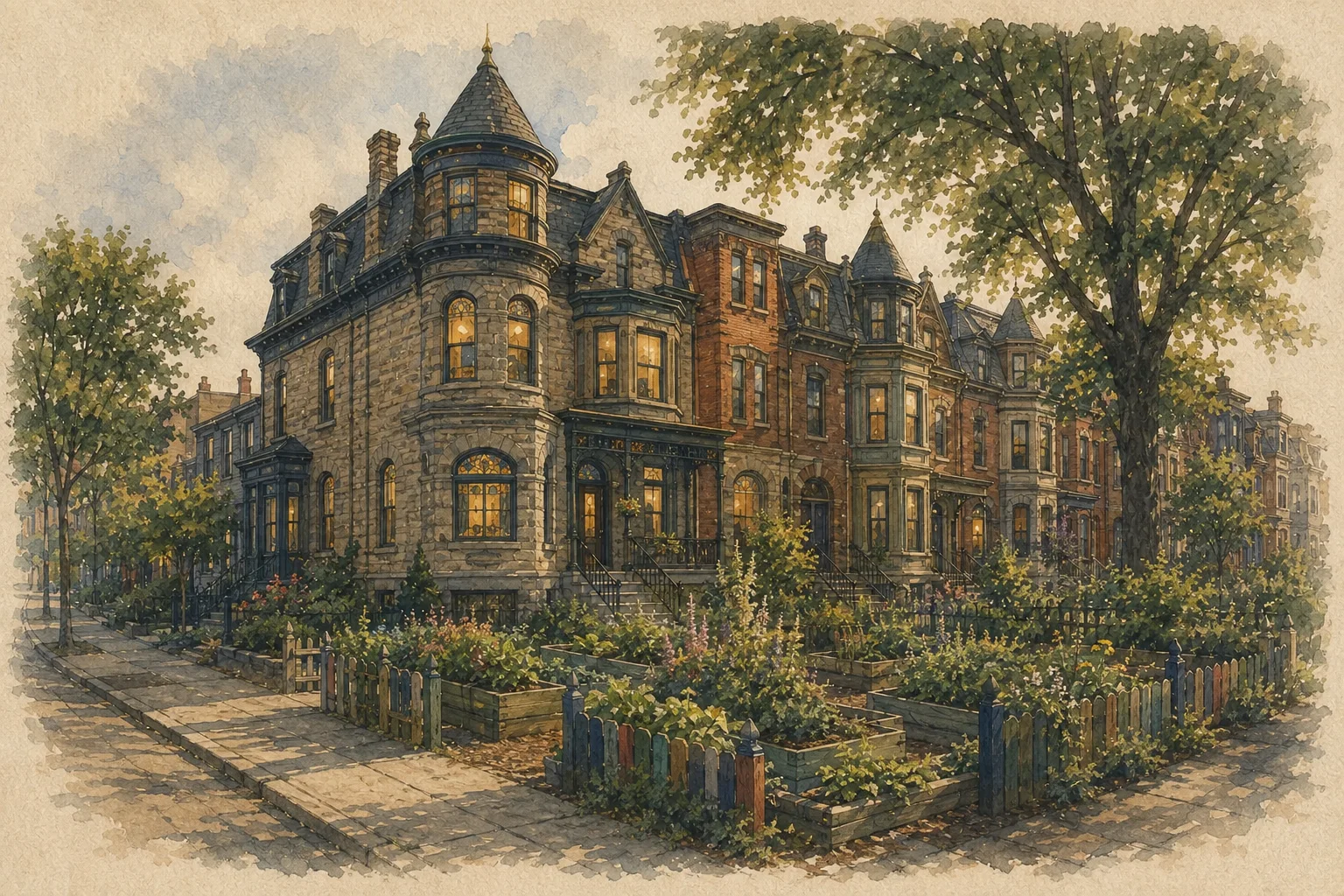 An illustration of West Philadelphia, Philadelphia