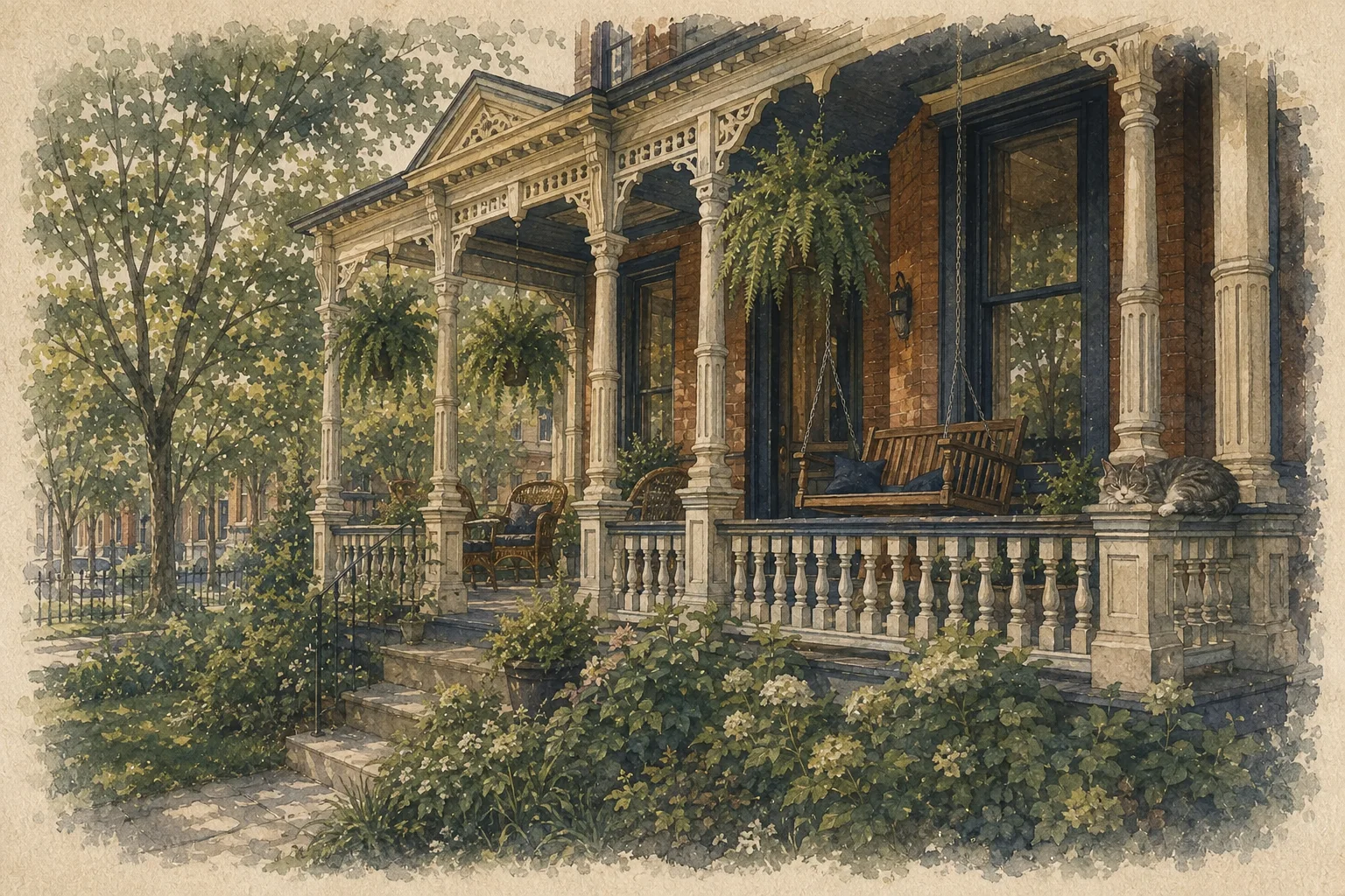 An illustration of West Philadelphia, Philadelphia