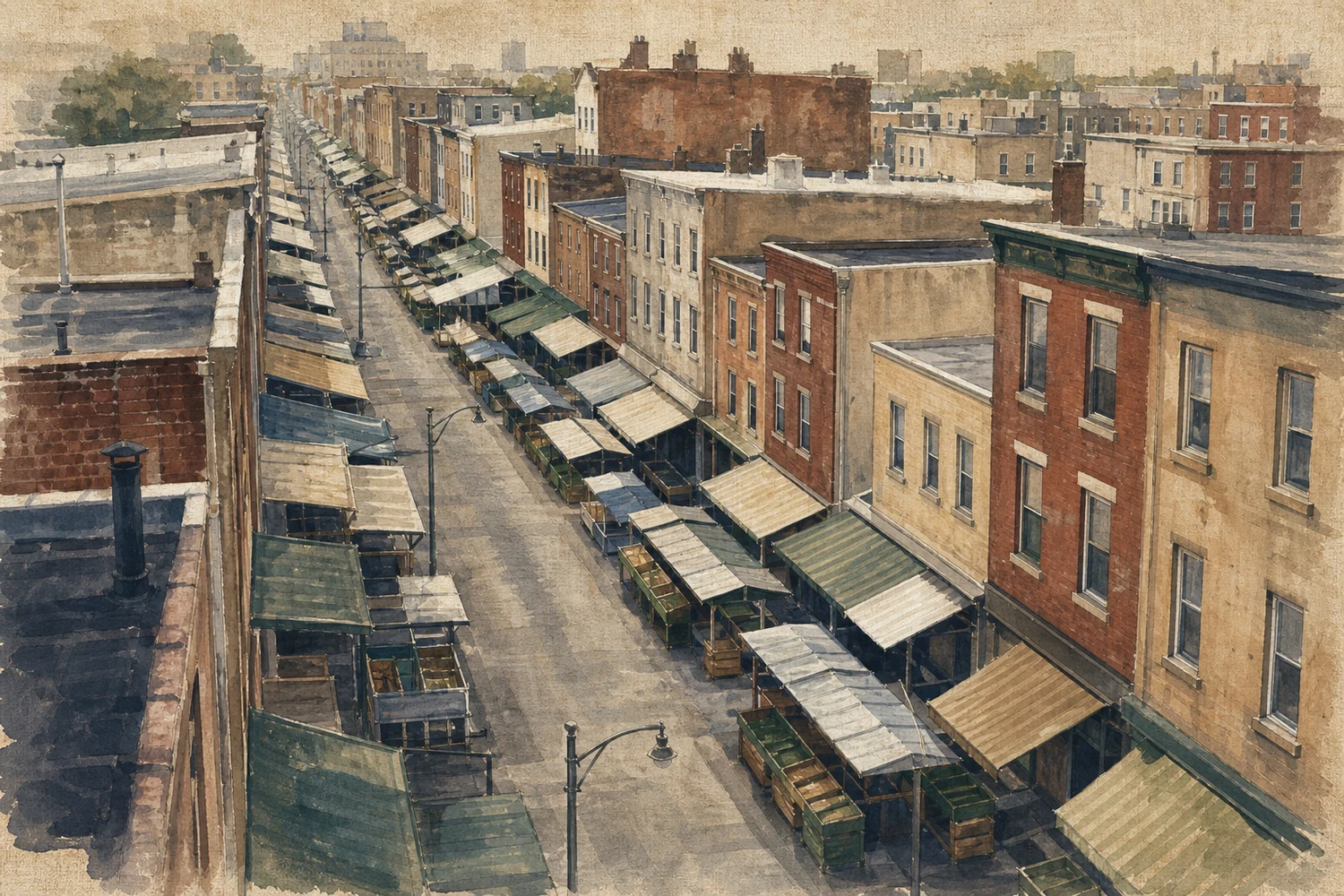 An illustration of Bella Vista, Philadelphia
