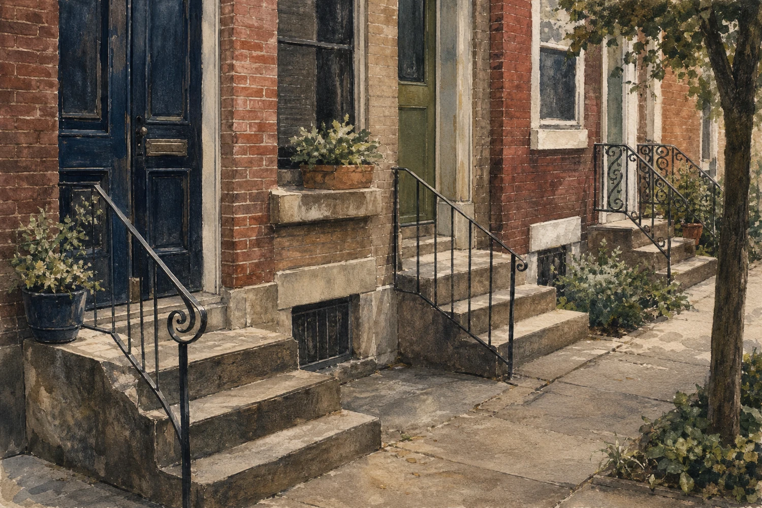 An illustration of Bella Vista, Philadelphia