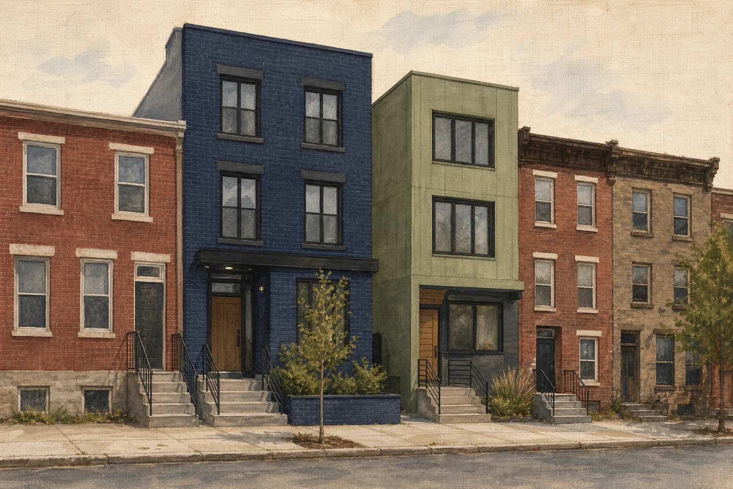 An illustration of Brewerytown, Philadelphia