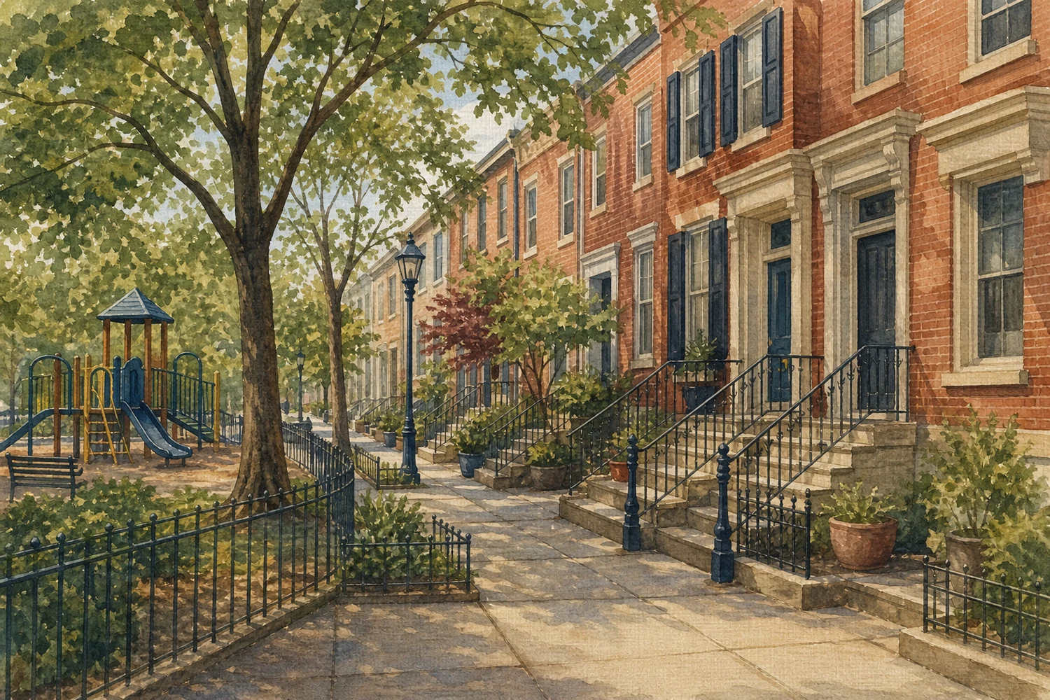 An illustration of Graduate Hospital, Philadelphia
