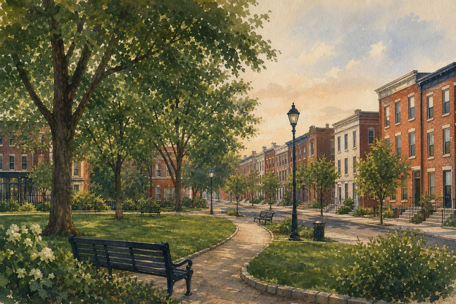 An illustration of Kensington, Philadelphia