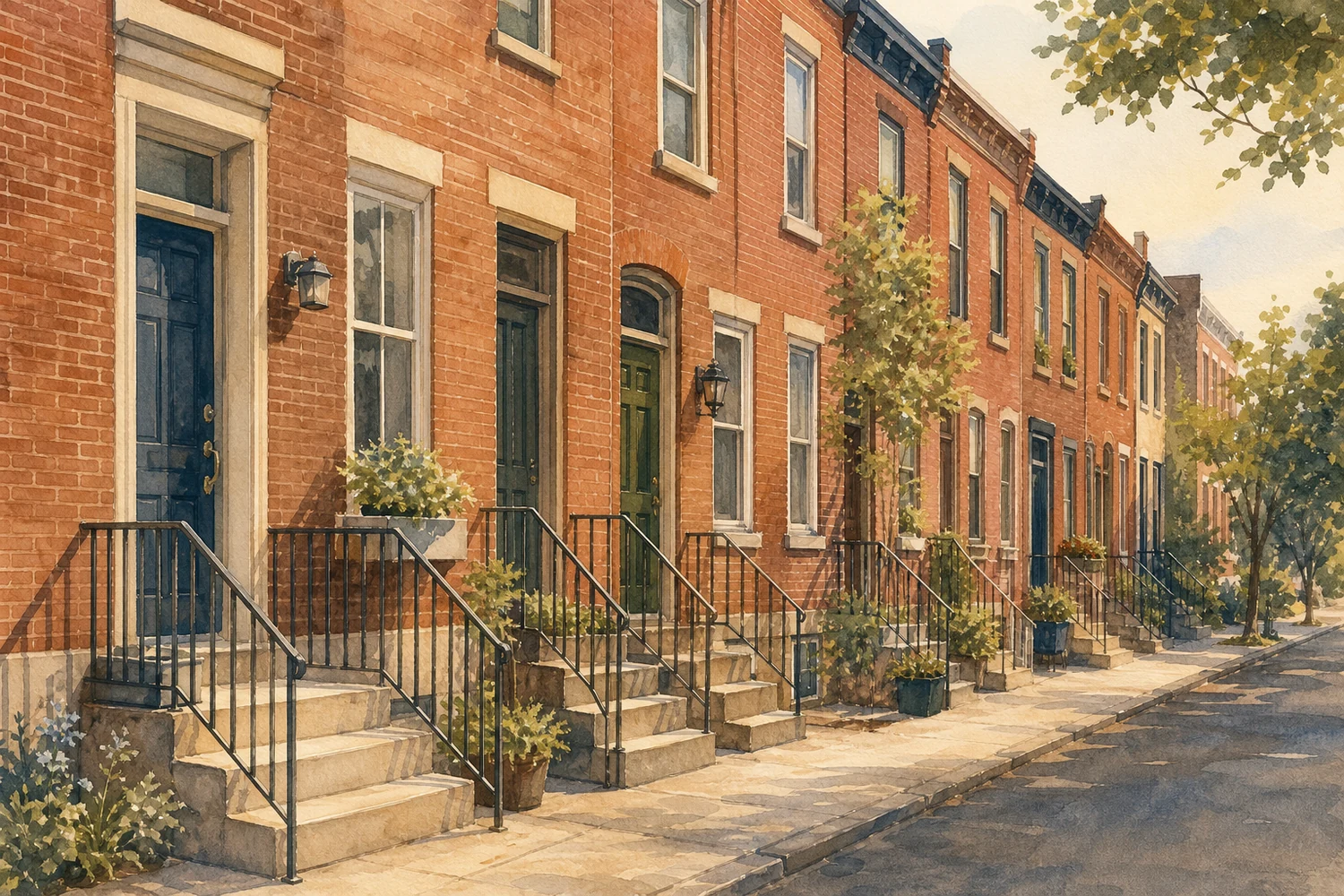 An illustration of Kensington, Philadelphia
