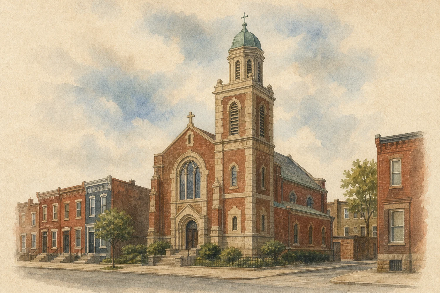 An illustration of Port Richmond, Philadelphia