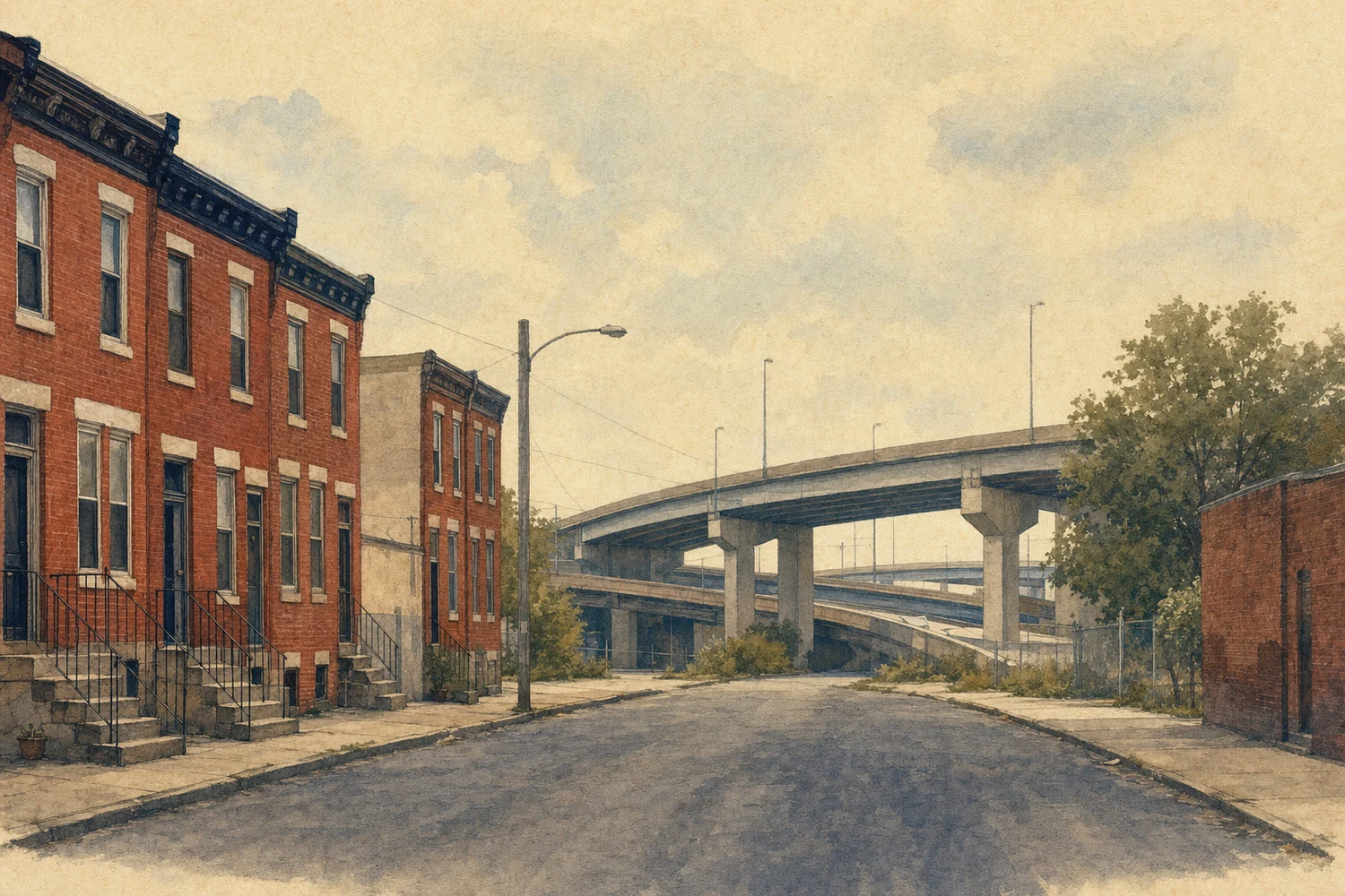 An illustration of Port Richmond, Philadelphia